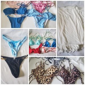 23 Piece Bikini and Cover-up Mix and Match Bundle, Size Small/Medium